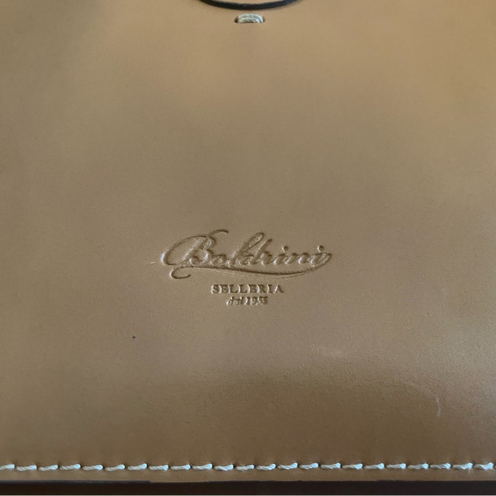 Boldrini Selleria Brown Leather Satchel Classic Elegance - Picture 5 of 10